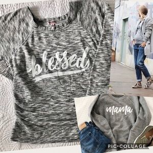 “Blessed” Maternity Sweatshirt M